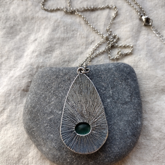 Last ONE!!! Pine Tree Moon Necklace - Picture 6 of 7